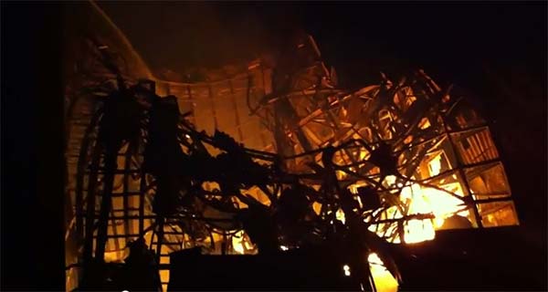 Пожар на Горловском машиностроительном заводе